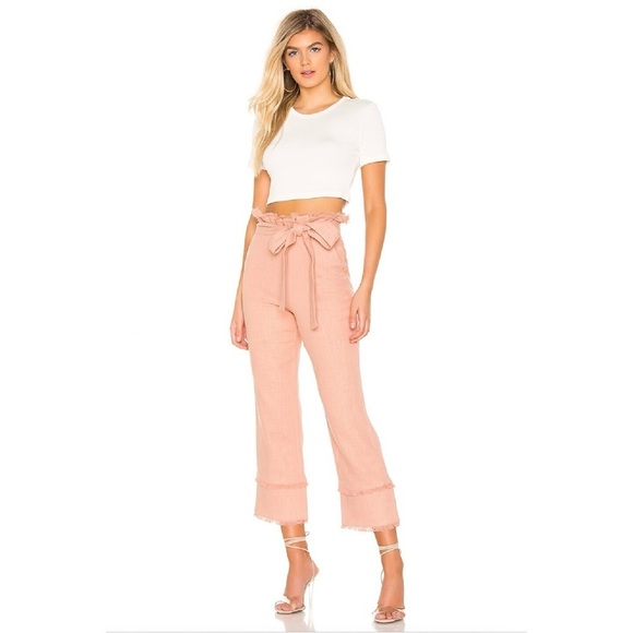 REVOLVE LOVERS & FRIENDS Annette Linen Paperbag Pant - Picture 4 of 8